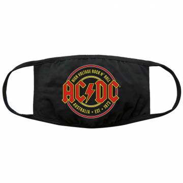 【予約商品】AC/DC Face Mask: Est. 1973 - BLACK