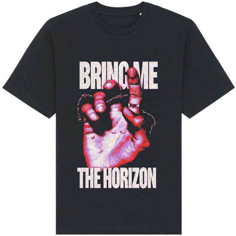 【予約商品】BRING ME THE HORIZON バンドTシャツ ユニセックス: Lost (Black) (Back Print) - BLACK