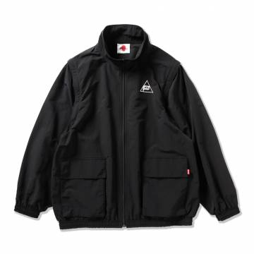 【予約商品】PUNK DRUNKERS (パンクドランカーズ)テックナイロンJKT / 上 - BLACK
