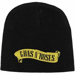 【予約商品】GUNS N' ROSES Unisex Beanie Hat: Logo (Black)