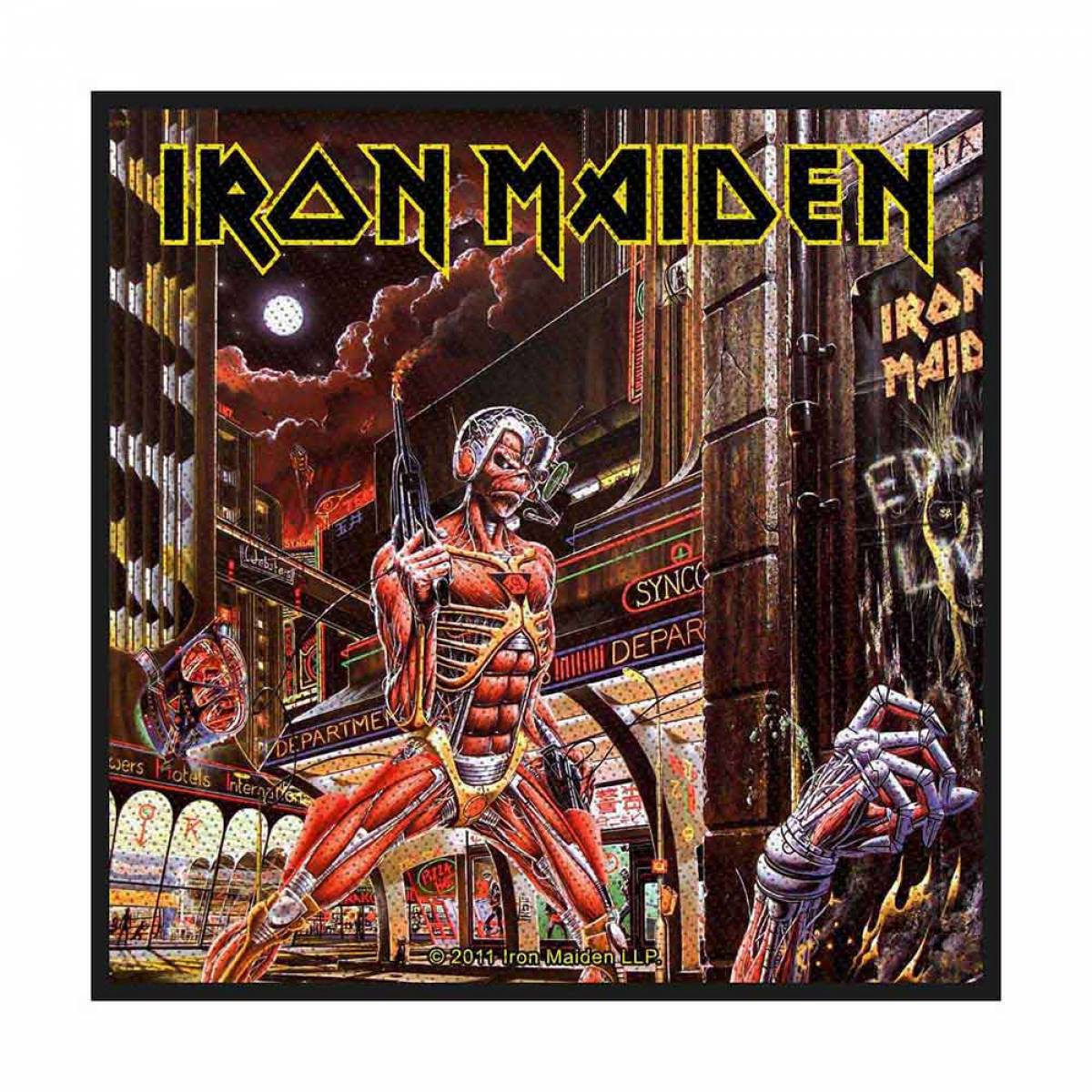 【予約商品】IRON MAIDEN Standard Woven Patch: Somewhere Back In Time (Retail Pack)