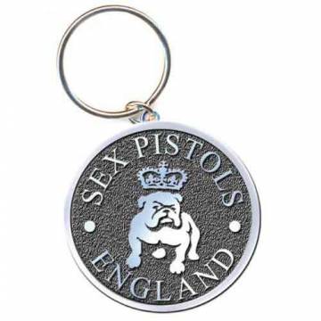 【予約商品】THE SEX PISTOLS Keychain: Bull Dog (Enamel In-fill)