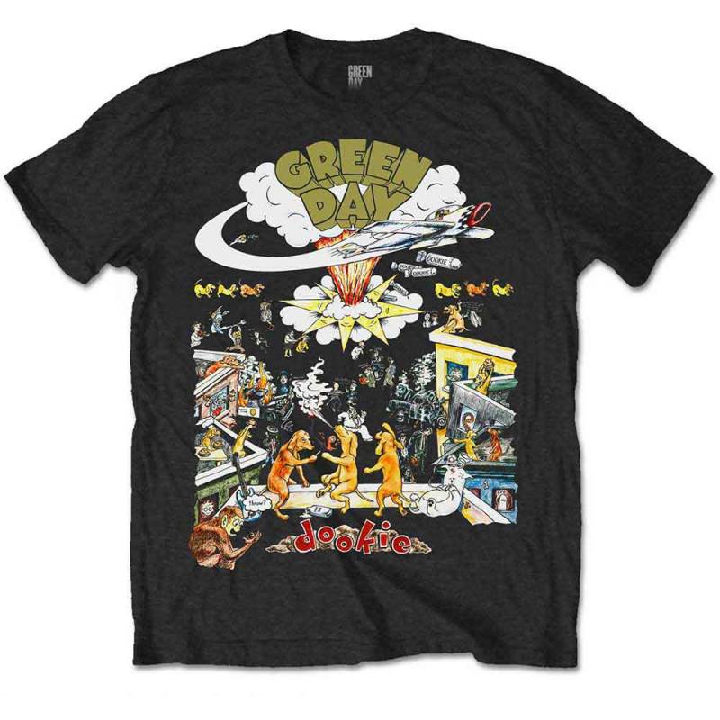 【予約商品】GREEN DAY バンドTシャツ ユニセックス: 1994 Tour (Black) - BLACK