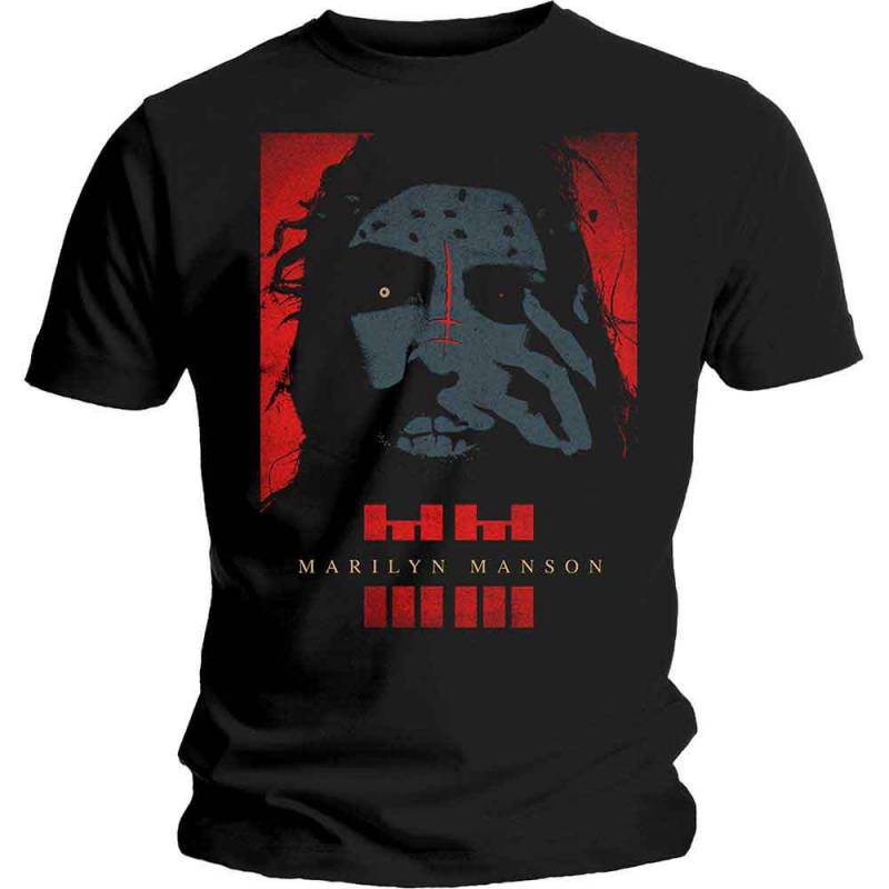 MARILYN MANSON バンドTシャツ ユニセックス: Rebel (Black)