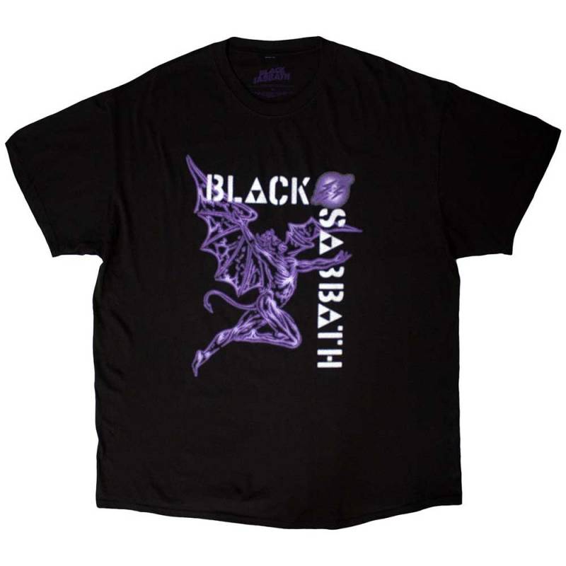 【予約商品】BLACK SABBATH バンドTシャツ ユニセックス: Retro Henry (Black)