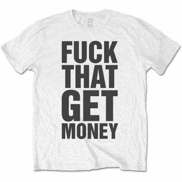 【予約商品】THE 1975 バンドTシャツ ユニセックス: Fuck That - WHITE