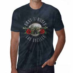 【予約商品】GUNS N' ROSES バンドTシャツ ユニセックス: Los Angeles (Dip-Dye On Black) (Wash Collection)