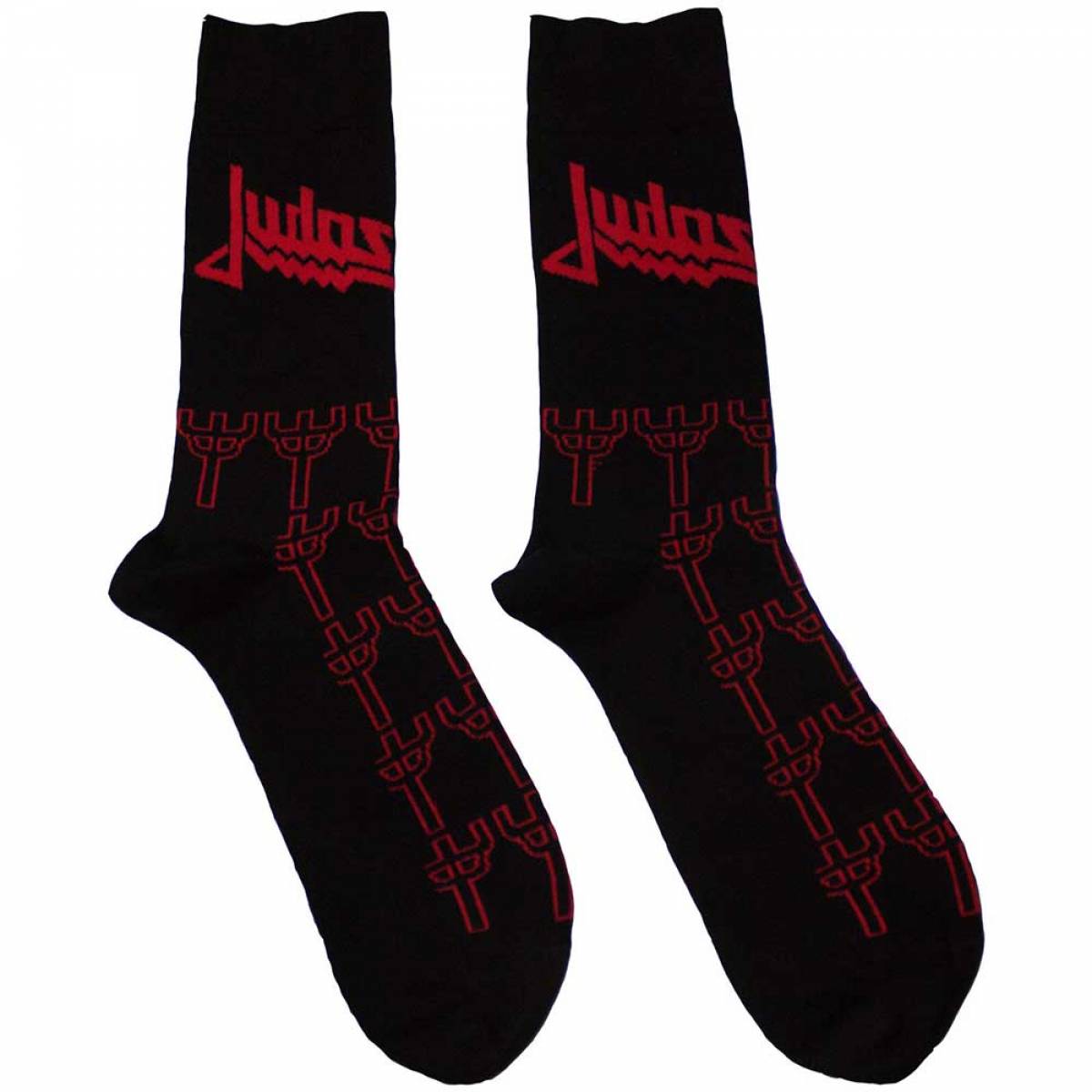 【予約商品】JUDAS PRIEST Unisex Ankle Socks: Trident Pattern (UK Size 7 - 11)