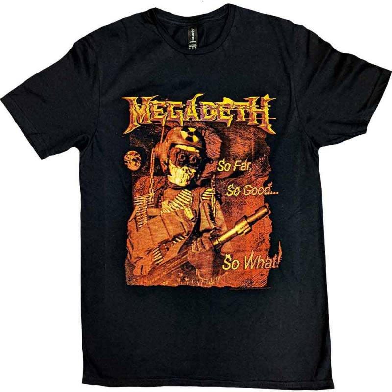 【予約商品】MEGADETH バンドTシャツ ユニセックス: SFSGSW Tonal Glitch (Black)