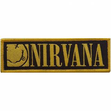 【予約商品】NIRVANA Standard Woven Patch: Logo & Happy Face