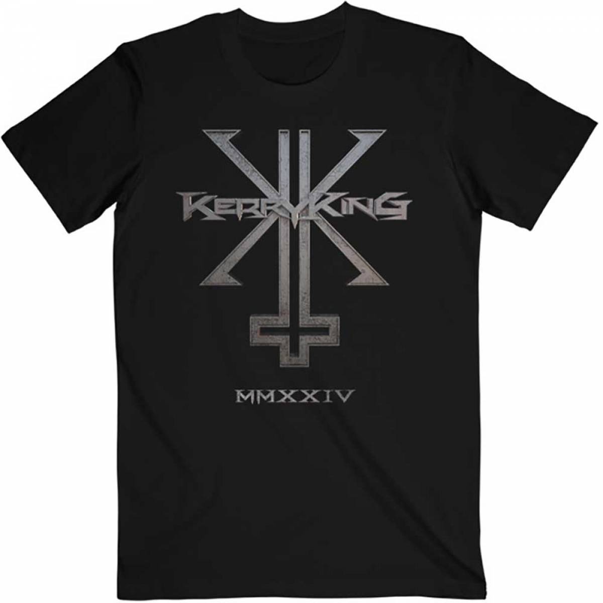 KERRY KING バンドTシャツ ユニセックス: Chaos Logo (Black) - BLACK