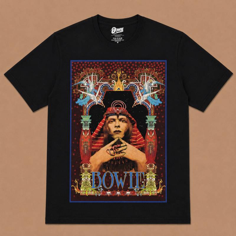 【予約商品】DAVID BOWIE バンドTシャツ ユニセックス: Egyptian (Black)