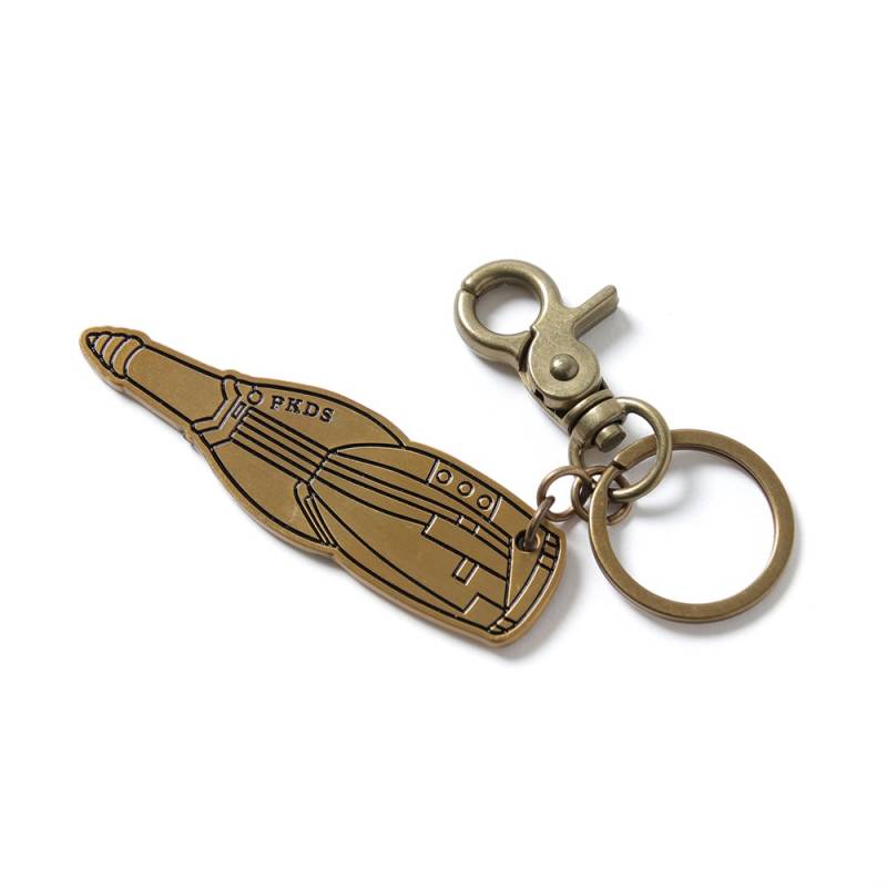 【予約商品】PUNK DRUNKERS (パンク・ドランカーズ) ウンコガンキーホルダー - GOLD