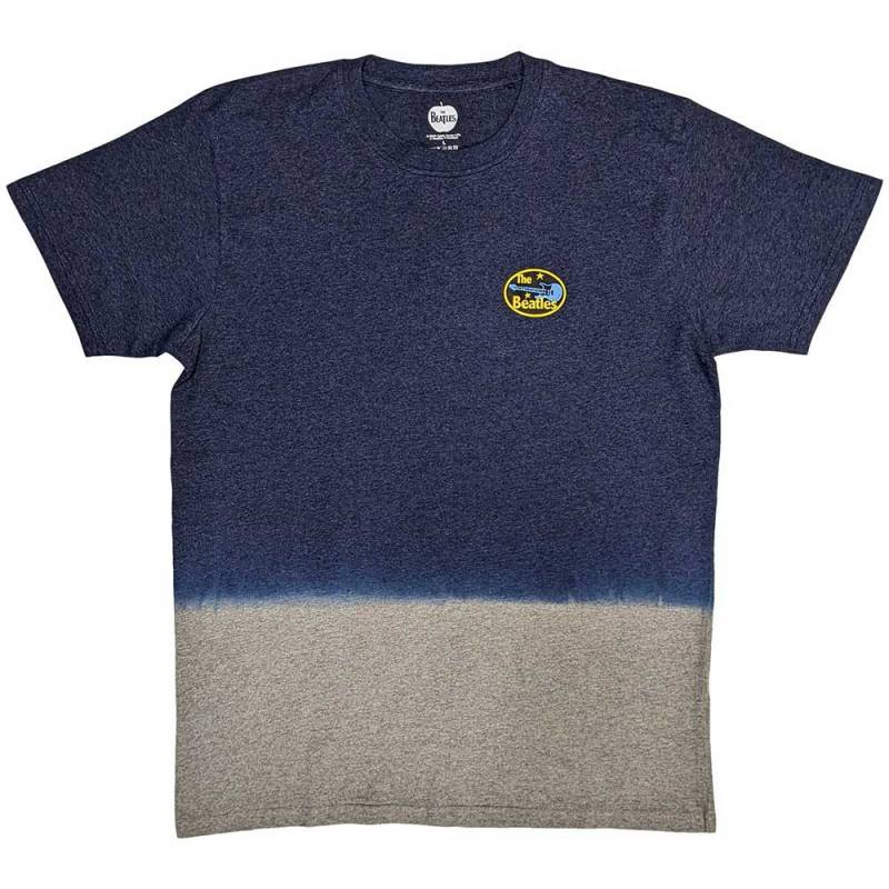 【予約商品】THE BEATLES バンドTシャツ ユニセックス: Oval Logo (Navy Blue) (Wash Collection)