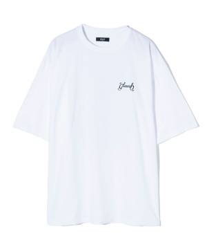 【予約商品】glamb(グラム) GB0424/CS09 : Peace Bouquet T-Shirt / ピースブーケＴシャツ - White