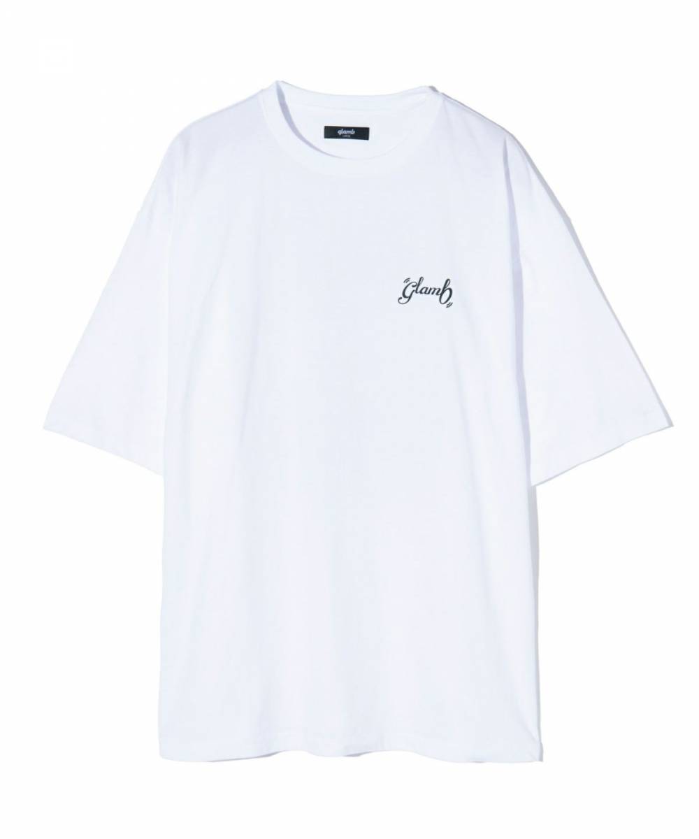 【予約商品】glamb(グラム) GB0424/CS09 : Peace Bouquet T-Shirt / ピースブーケＴシャツ - White