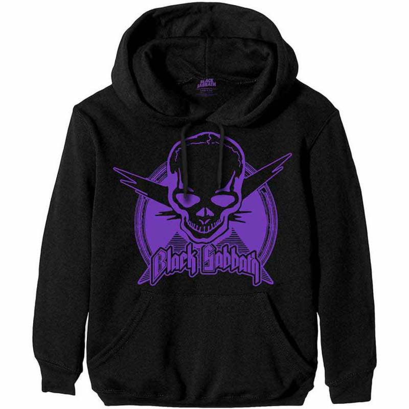 【予約商品】BLACK SABBATH Unisex Pullover Hoodie: Aviation Skull (Black)