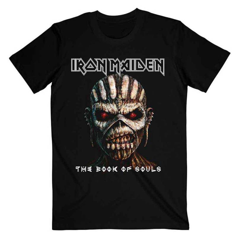 【予約商品】IRON MAIDEN バンドTシャツ ユニセックス: The Book of Souls (Black)