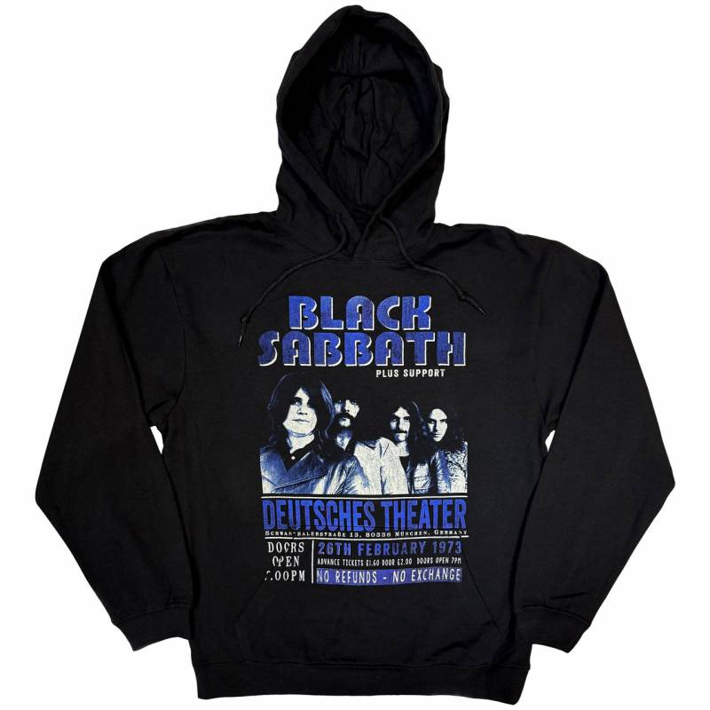 【予約商品】BLACK SABBATH Unisex Eco Pullover Hoodie: Deutsches '73 (Black)