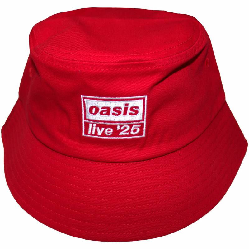 【予約商品】OASIS Unisex Bucket Hat: Live '25 Logo (Red) (Ex-Tour)