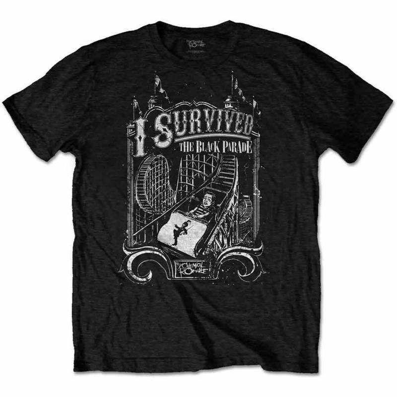 【予約商品】MY CHEMICAL ROMANCE バンドTシャツ ユニセックス: I Survived (Black)