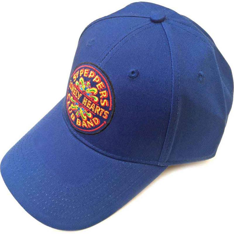 【予約商品】THE BEATLES Unisex Baseball Cap: Sgt Pepper Drum (Mid-Blue)
