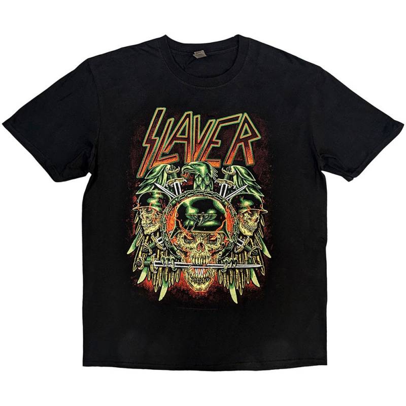 【予約商品】SLAYER バンドTシャツ ユニセックス: Prey with Background (Black)