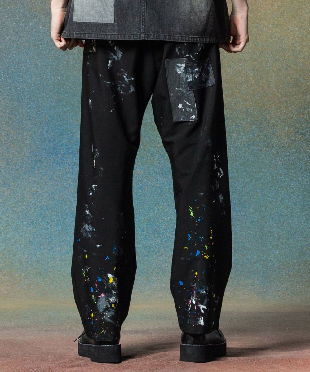 glamb(グラム)GB0225/P05 : Unplugged Atelier Wide Slacks - Black