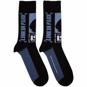 【予約商品】LINKIN PARK Unisex Ankle Socks: Crouching (Black) (UK Size 7 - 11) - BLACK