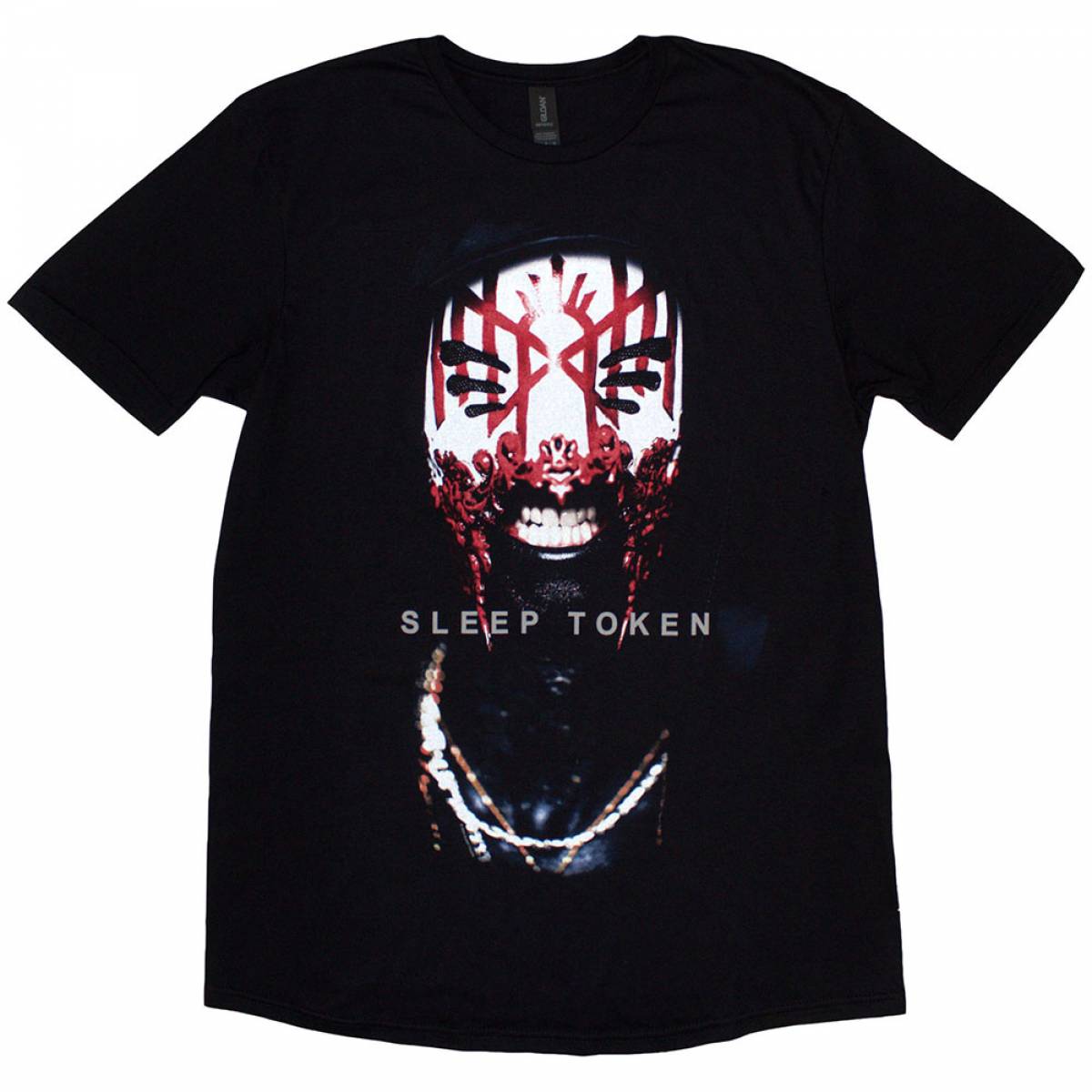 【予約商品】SLEEP TOKEN バンドTシャツ ユニセックス: Aford Mask (Black) - BLACK