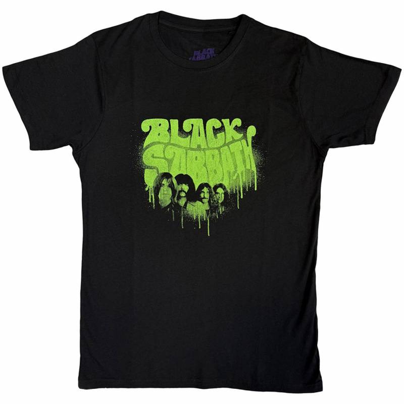 【予約商品】BLACK SABBATH バンドTシャツ ユニセックス: Graffiti (Black)