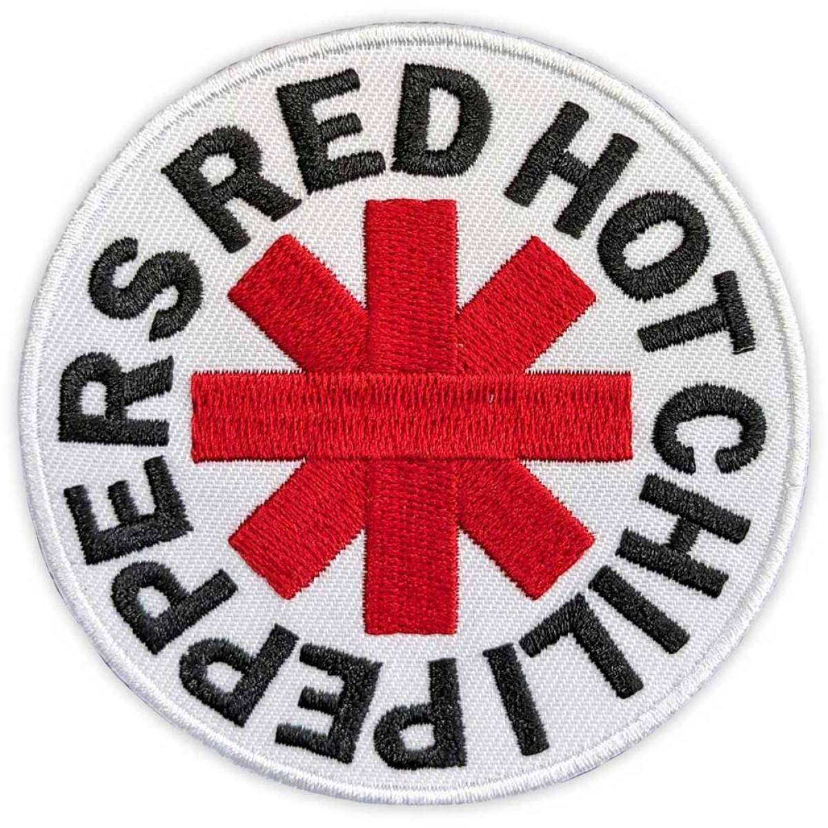 【予約商品】RED HOT CHILI PEPPERS Woven Patch: Asterisk (White) (Standard) - WHITE