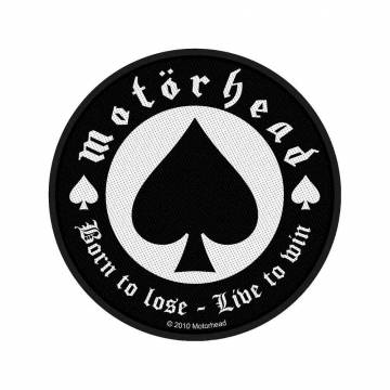 【予約商品】MOTORHEAD Woven Patch: Born to Lose (Standard)