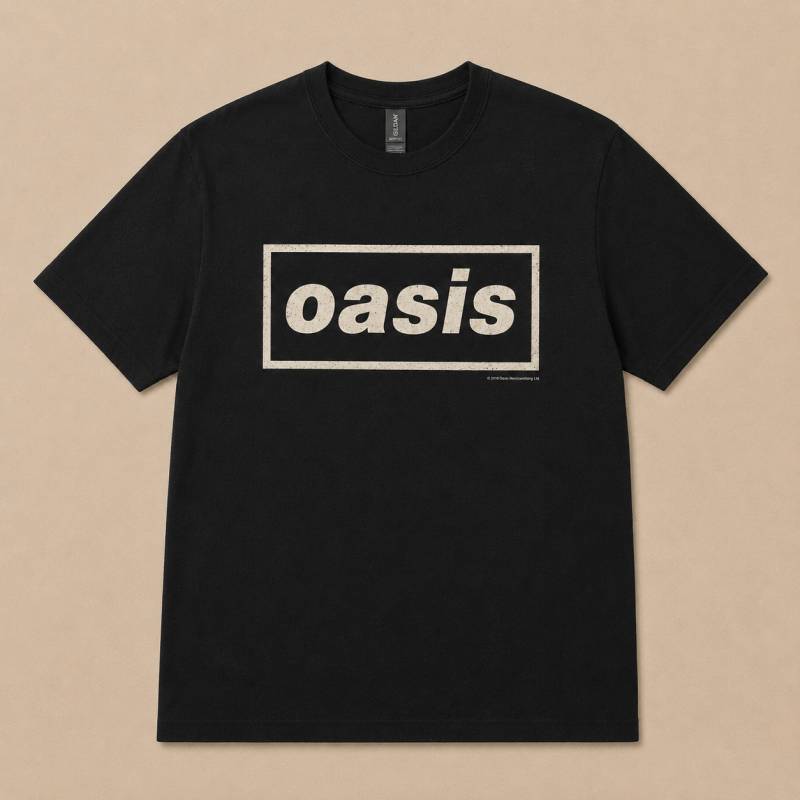 【予約商品】OASIS バンドTシャツ ユニセックス: Decca Logo (Black)