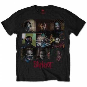 【予約商品】SLIPKNOT ユニセックスTシャツ: Blocks