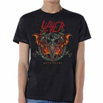 【予約商品】SLAYER ユニセックスTシャツ: Demon Christ Repentless