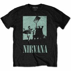 【予約商品】NIRVANA バンドTシャツ ユニセックス: Dips (Black)