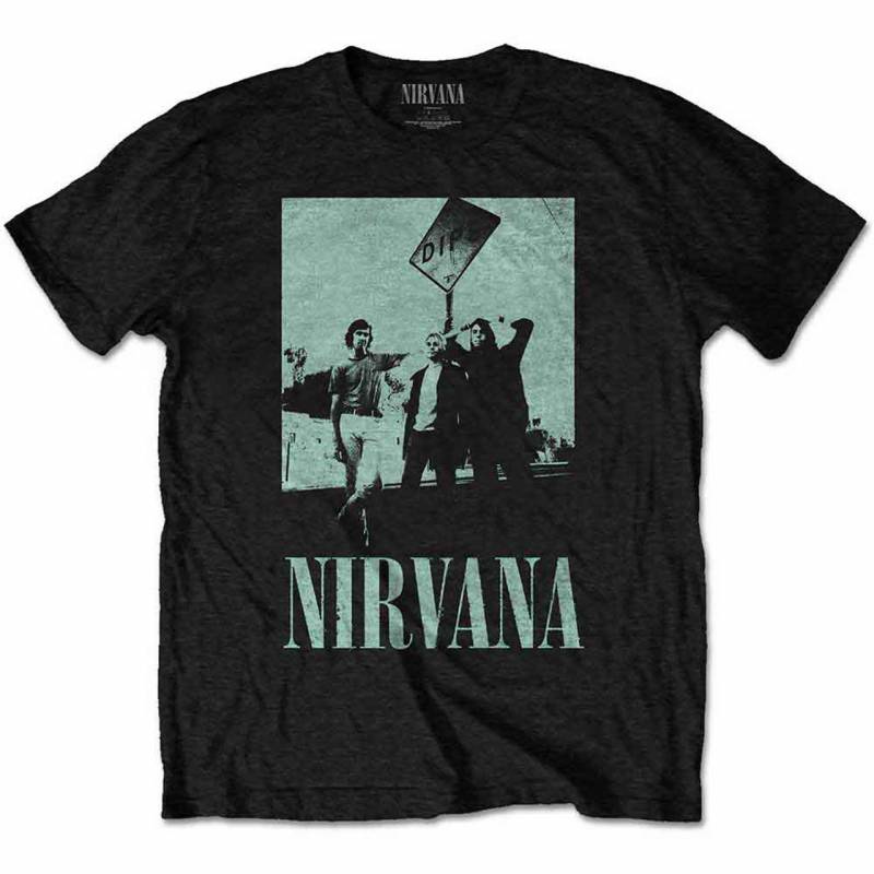 【予約商品】NIRVANA バンドTシャツ ユニセックス: Dips (Black)