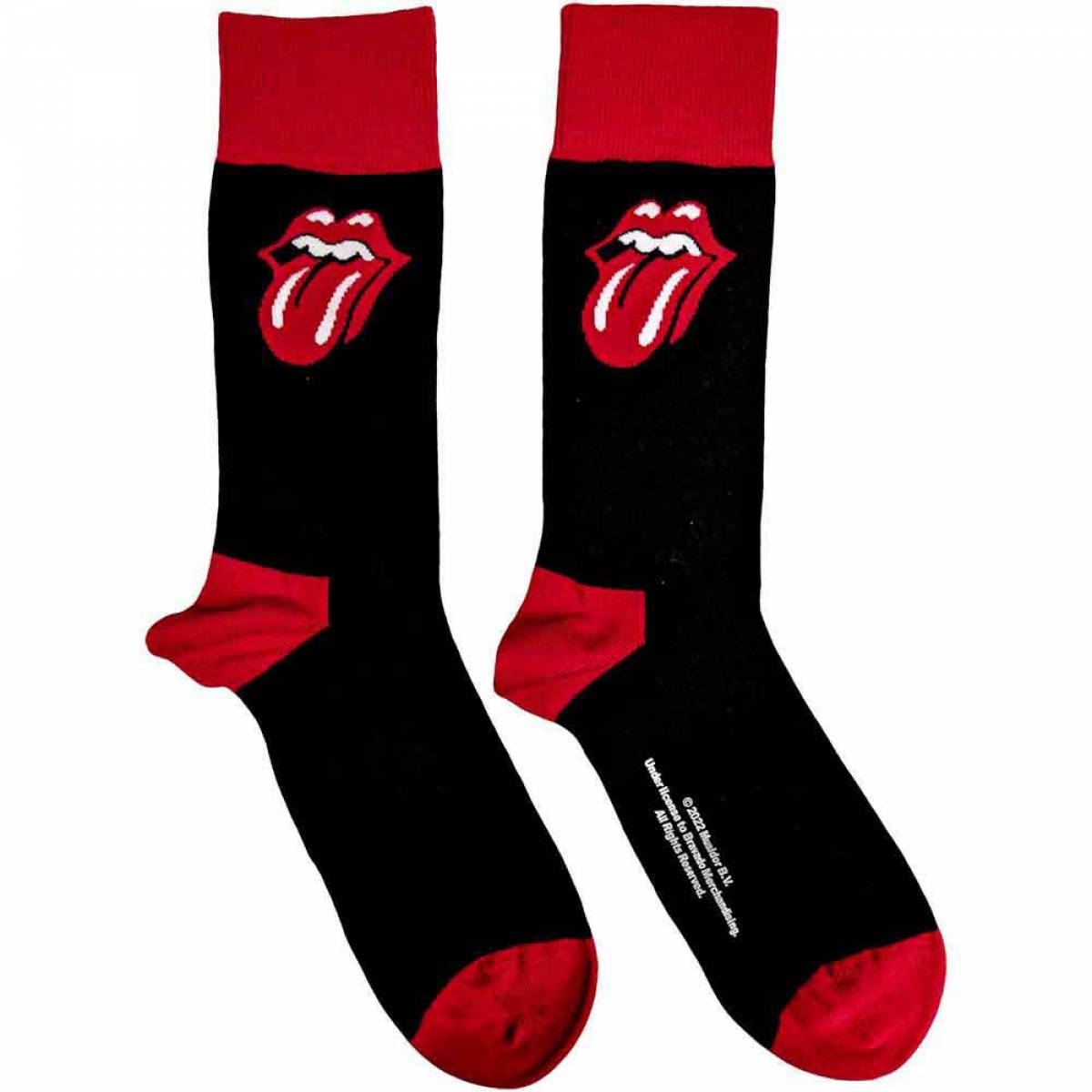 【予約商品】THE ROLLING STONES Ladies Ankle Socks: Classic Tongue (Black) (UK Size 4 - 7) - BLACK