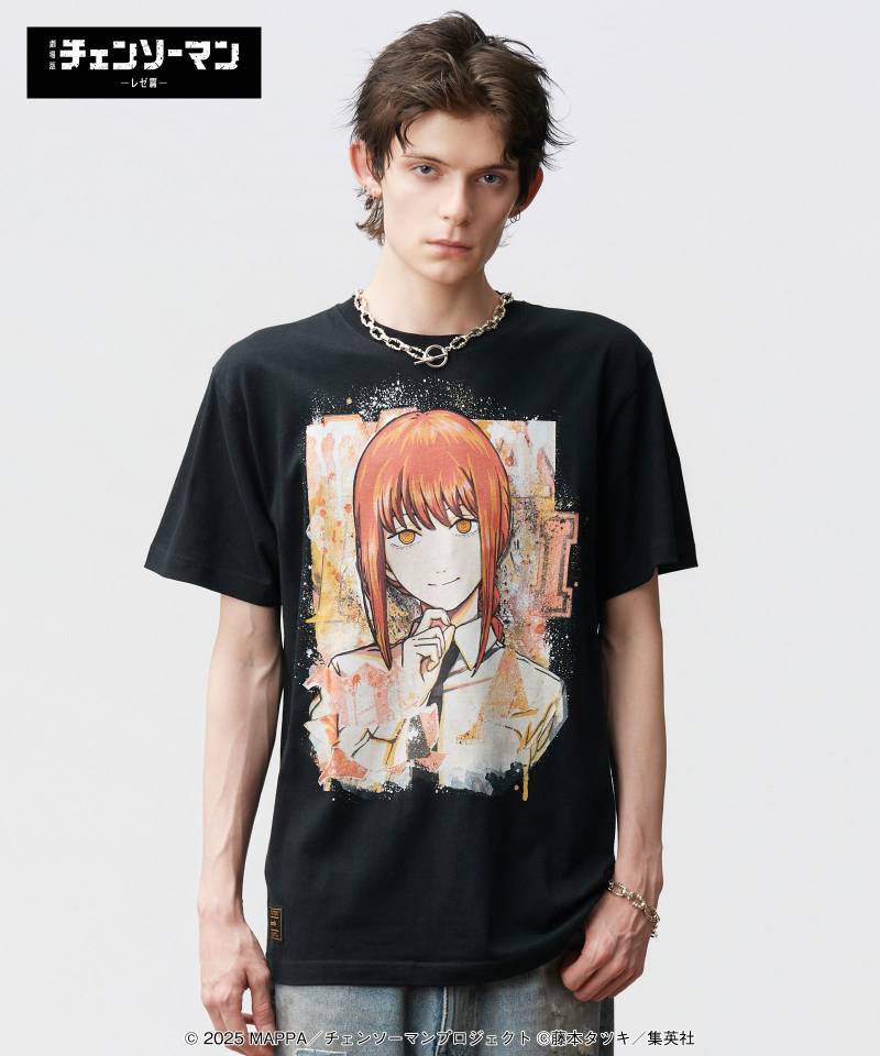 【予約商品】チェンソーマンxglamb(グラム) Makima T-shirt II / マキマTシャツ2 - Black