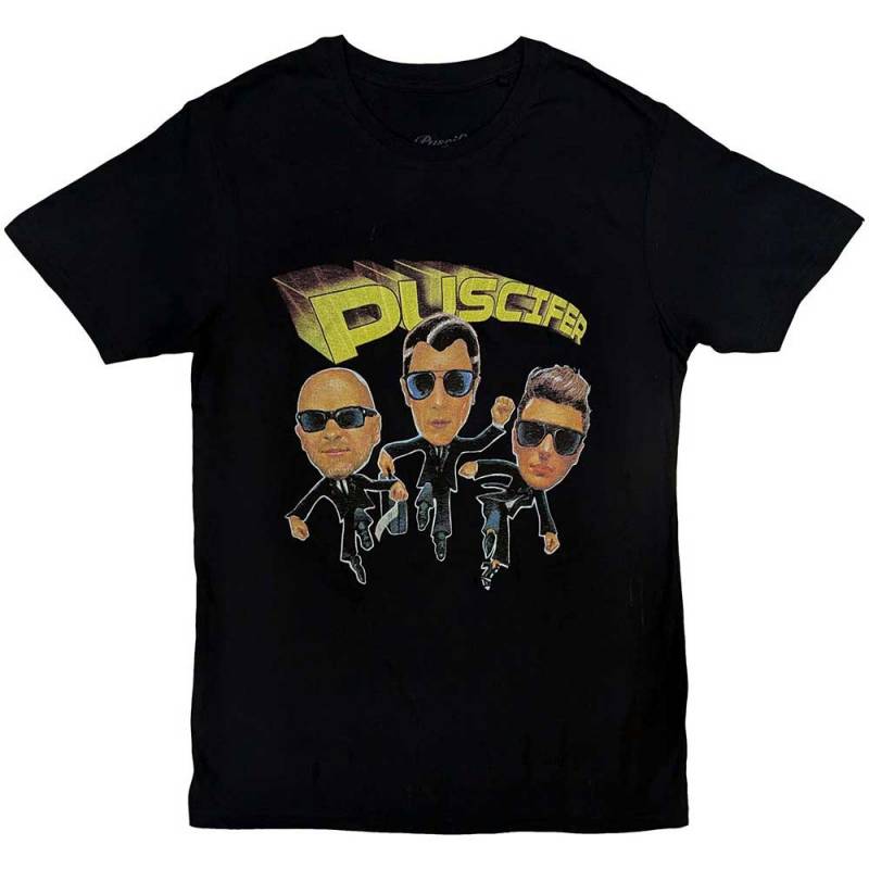 【予約商品】PUSCIFER バンドTシャツ ユニセックス: Characters (Black)