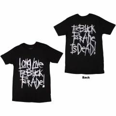 【予約商品】MY CHEMICAL ROMANCE バンドTシャツ ユニセックス: Long Live The Black Parade (Black) (Back Print)