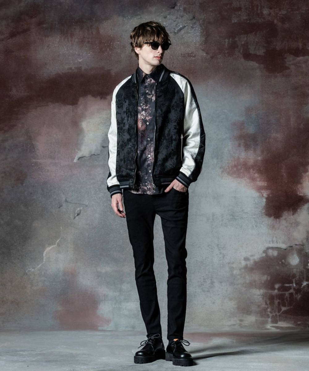 予約商品】glamb(グラム)GB0324/JKT04 : Skelton Ska Jumper 予約商品】glamb(グラム)GB0324/JKT04 : Skelton Ska Jumper