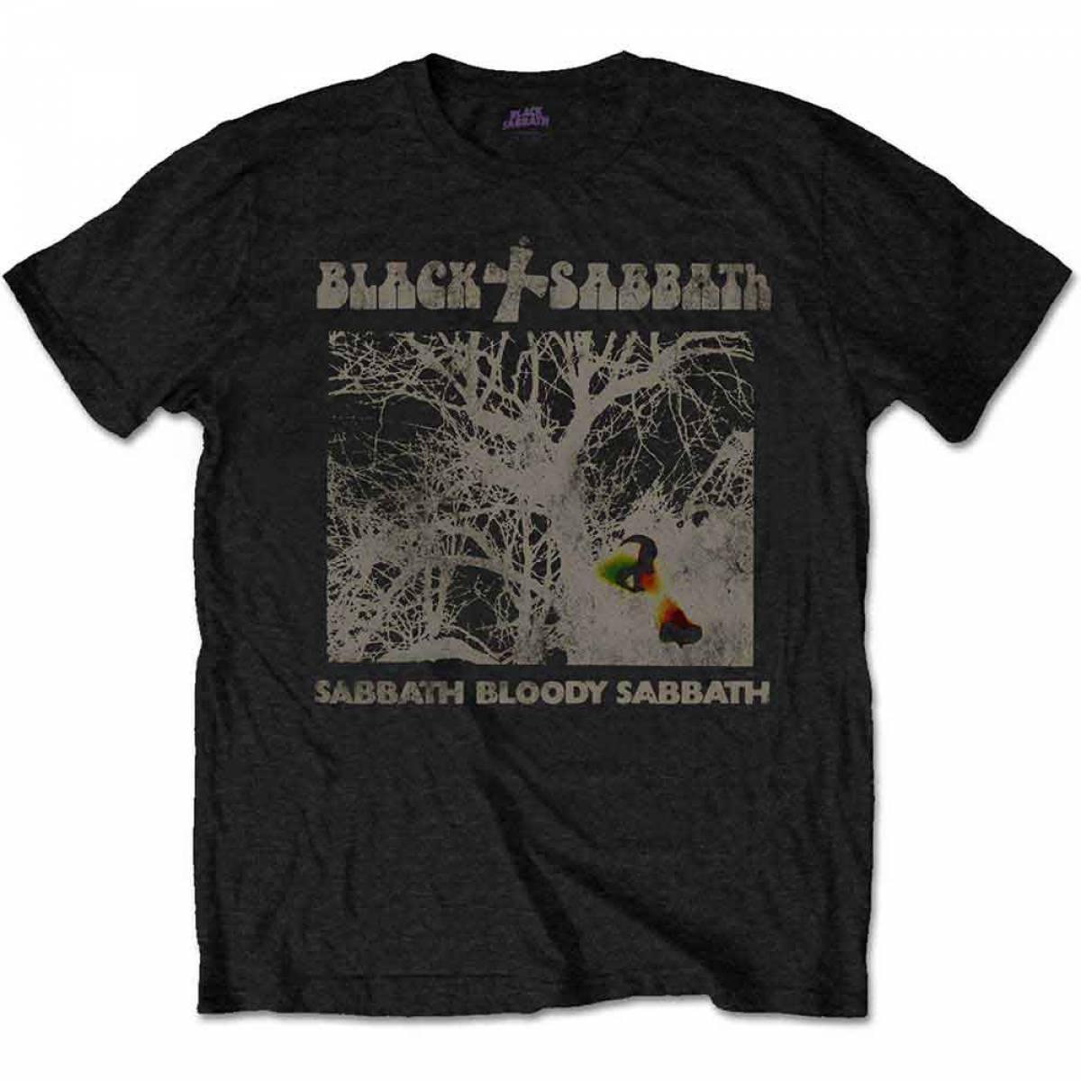 【予約商品】BLACK SABBATH バンドTシャツ ユニセックス: Sabbath Bloody Sabbath Vintage - BLACK