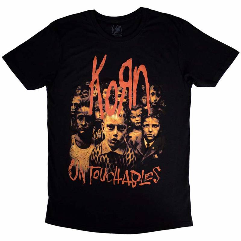 【予約商品】KORN バンドTシャツ ユニセックス: Untouchable (Black)
