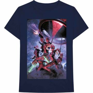 【予約商品】Marvel Comics ユニセックスTシャツ: Deadpool Family