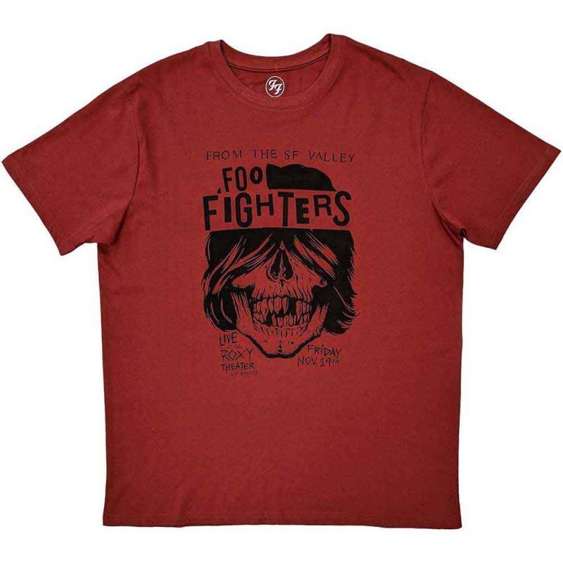 【予約商品】FOO FIGHTERS バンドTシャツ ユニセックス: SF Valley (Red)