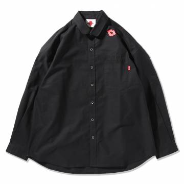 【予約商品】PUNK DRUNKERS (パンクドランカーズ)モテ男シャツ - BLACK