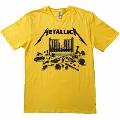 【予約商品】METALLICA バンドTシャツ ユニセックス: 72 Seasons Simplified Cover (Yellow)