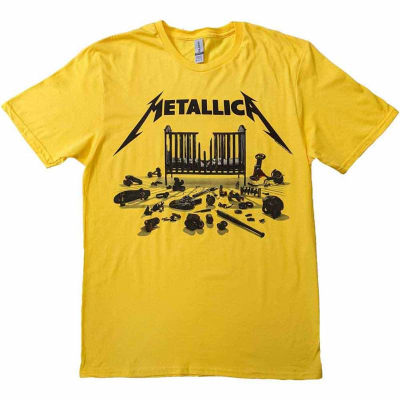 【予約商品】METALLICA バンドTシャツ ユニセックス: 72 Seasons Simplified Cover (Yellow)